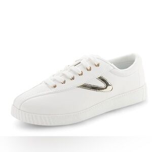 Tretorn Nyliteplus Leather Lace-Up Sneakers